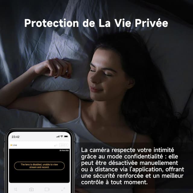 Thumbnail 5 de LAXIHUB 3K/5MP Caméra surveillance WiFi intérieur