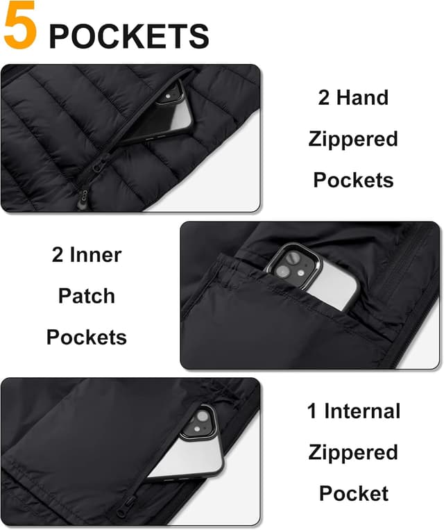 Thumbnail 4 de 33,000ft Men's Lightweight Gilet Packable