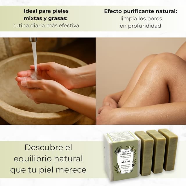 Thumbnail 6 de CABRERIZO SOAP 3x75 g Jabón de Alepo natural