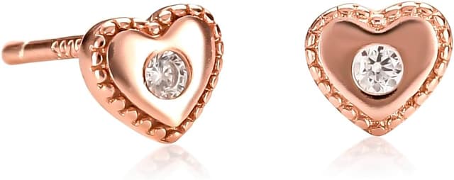 Thumbnail 6 de Namana Ear Climbers: piccoli orecchini in argento 925 placcati oro rosa con zirconi