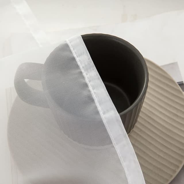 Thumbnail 5 de MIULEE 2er Set Voile Vorhang 140x245 cm đȘ