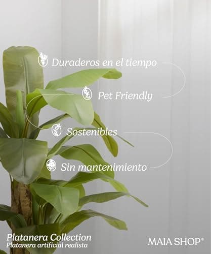 Thumbnail 5 de Bananier artificiel Maia Shop 120 x 60 cm