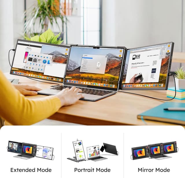 Thumbnail 6 de Dopesplay 14,1" Laptop Bildschirm Erweiterung 1920×1200