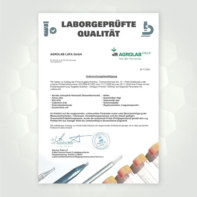 Thumbnail 5 de Syglabs Omega 3 500 Kapseln 💊