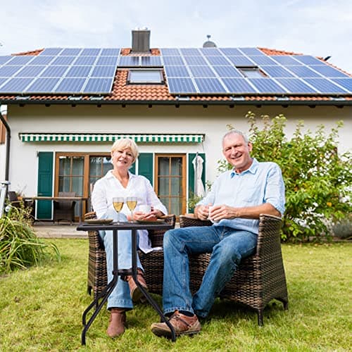 Thumbnail 3 de Relaxdays Mesa Jardín 75×61×61 cm mesita balcón