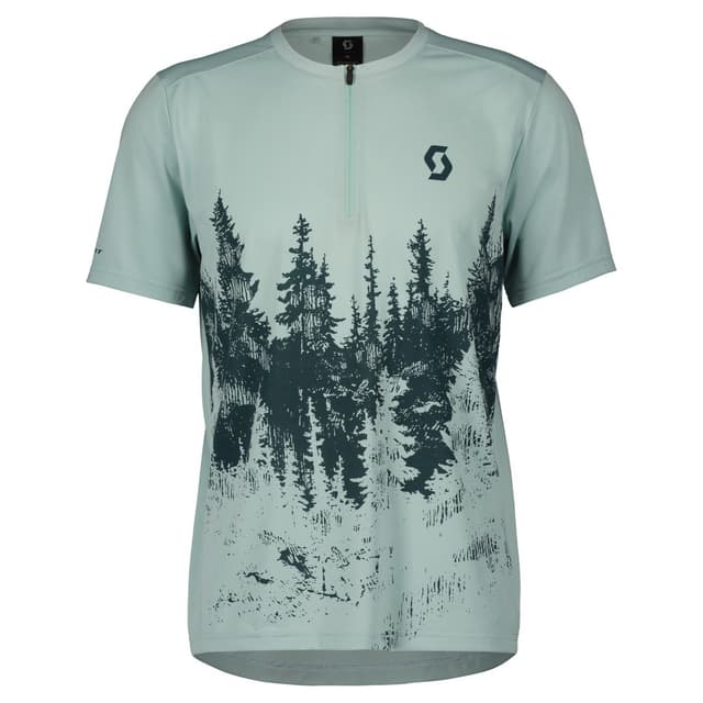 Detalle de Scott TRAIL FLOW ZIP Camiseta ciclismo hombre 3/4 ZIP