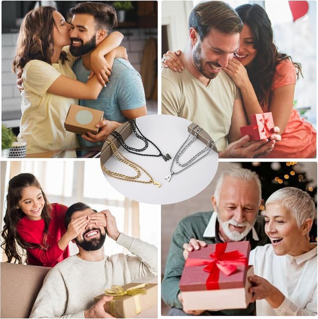 Detalle de Rajputana layered initial A-Z necklace