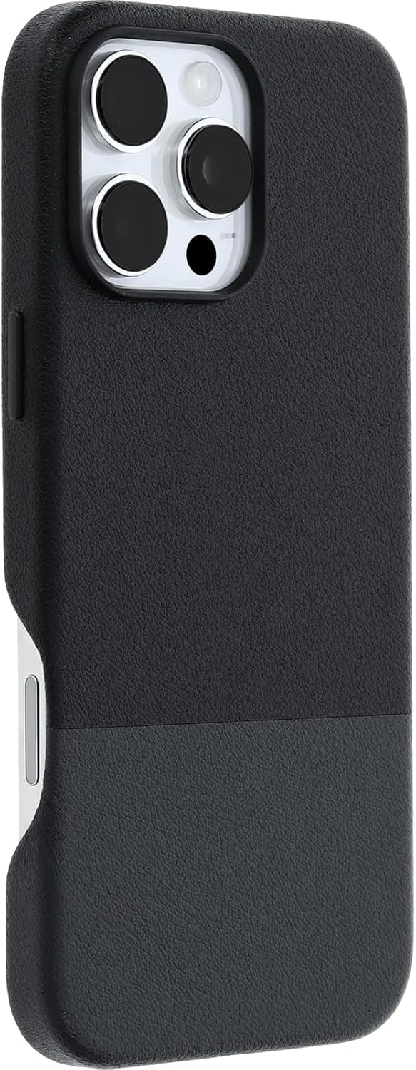 Detalle 2 de OtterBox Leather Alternative Slim MagSafe cover per iPhone 16 Pro Max – Dessert Dusk