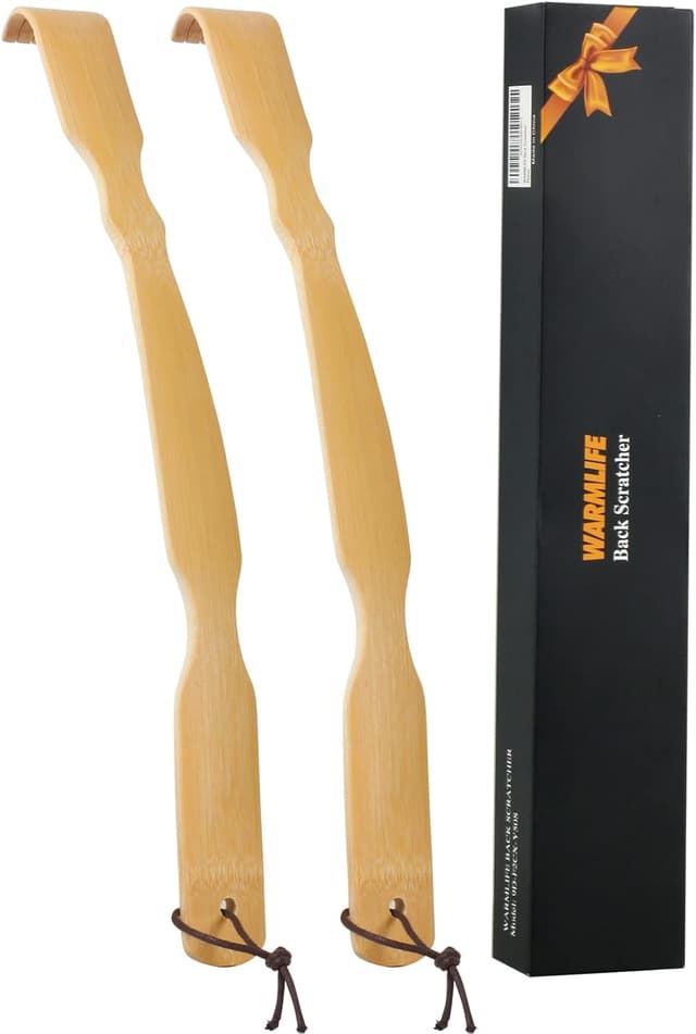 Detalle de WARMLIFE bamboo back scratcher 17 inch