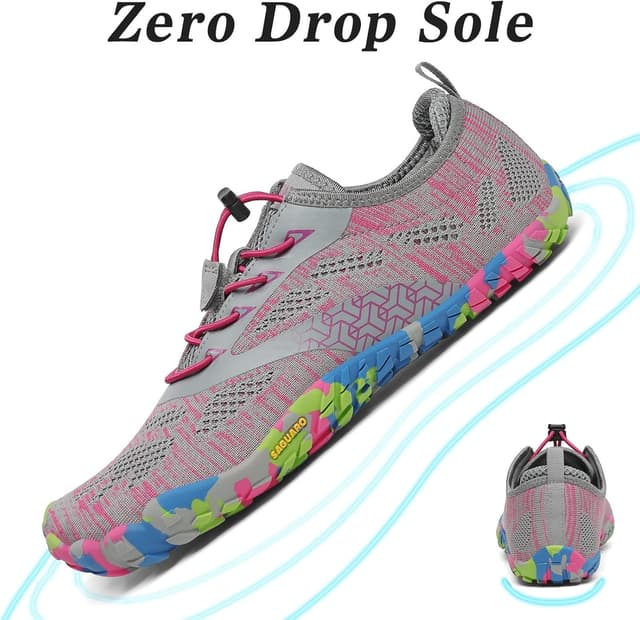 Detalle de SAGUARO Scarpe Barefoot minimaliste da uomo e donna, outdoor e indoor multisport