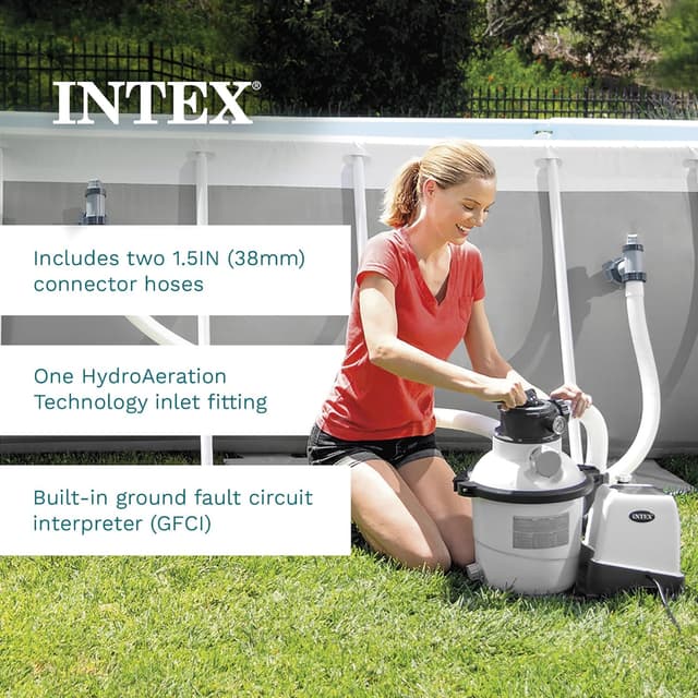 Detalle 2 de Intex SX1500 1500 GPH sand filter pump