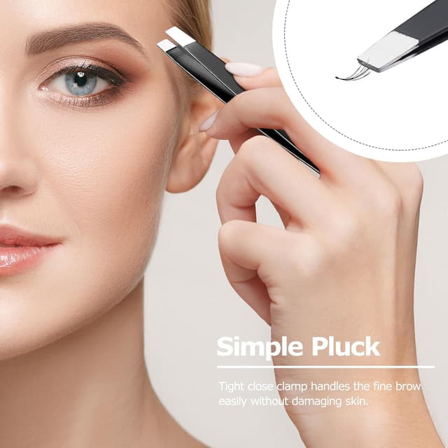 Detalle 2 de BillyBath 7 pezzi Pinzette Sopracciglia Professionali