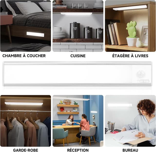Thumbnail 6 de Haokiang Luz Led con sensor de movimiento 24cm