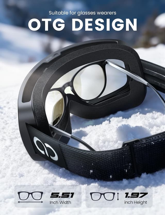Thumbnail 5 de Lamicall Ski Goggles HD Spherical