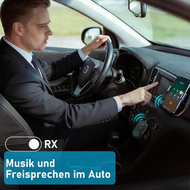 Thumbnail 6 de Bluetooth Sender Bluetooth Adapter 5.3 (2-in-1) für 3,5-mm-Klinke – TX/RX mit Dual Pairing