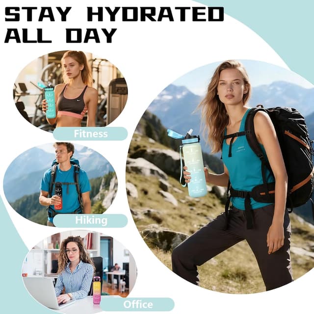 Thumbnail 6 de Mujigaga Botella 1 L a prueba de fugas