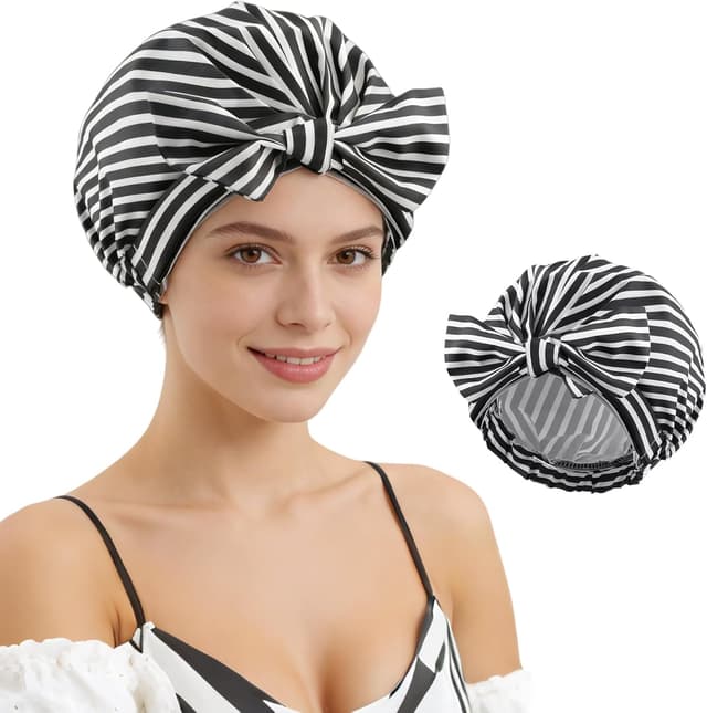 Detalle de HAGOT Bonnet de Douche Femme Imperméable Doublé