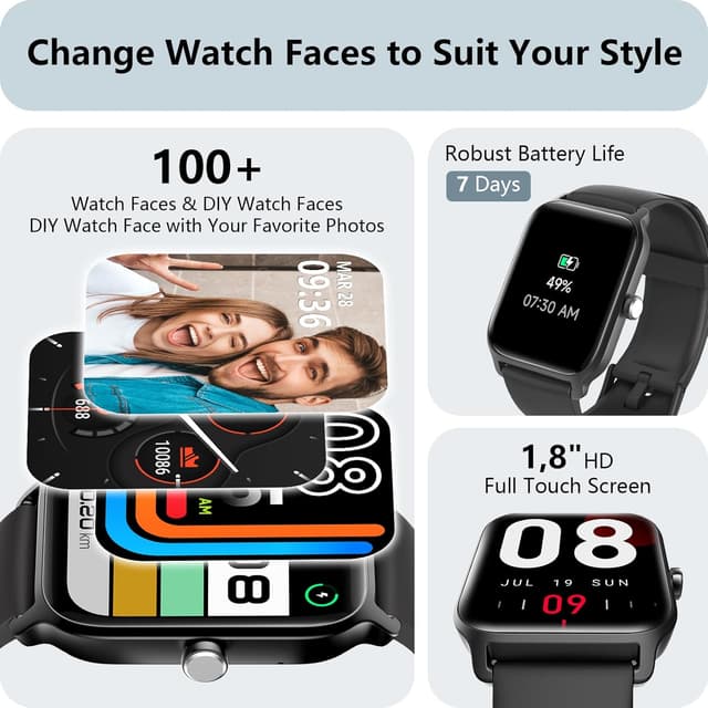 Thumbnail 4 de Smart Watch 1.8" HD screen with Alexa