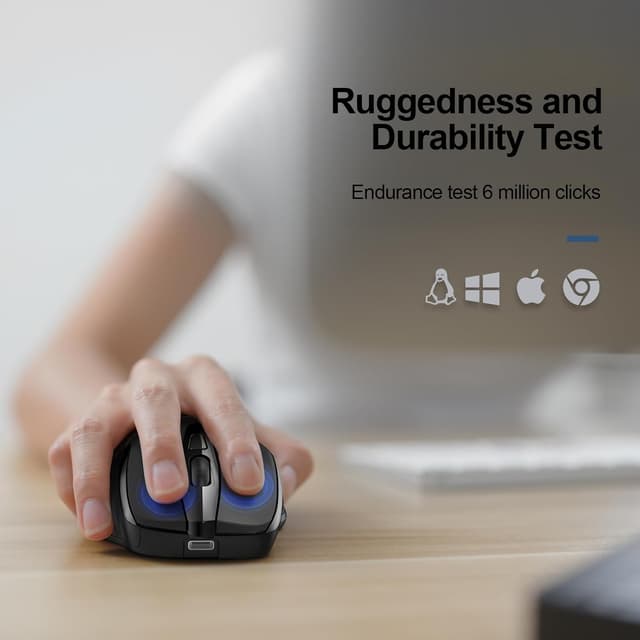 Thumbnail 4 de TECKNET Rechargeable Wireless Mouse 4800DPI