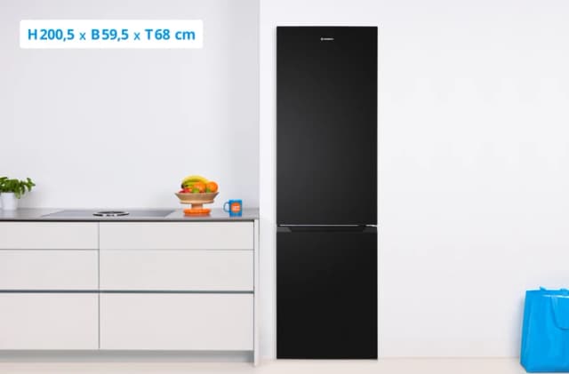 Detalle 2 de Wisberg WBKVC200ANFB Kühlgefrierkombination 377 L