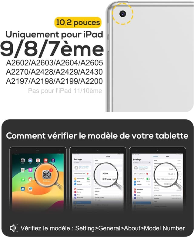 Detalle 2 de BRAECN Coque iPad 10,2 antichoc rotative