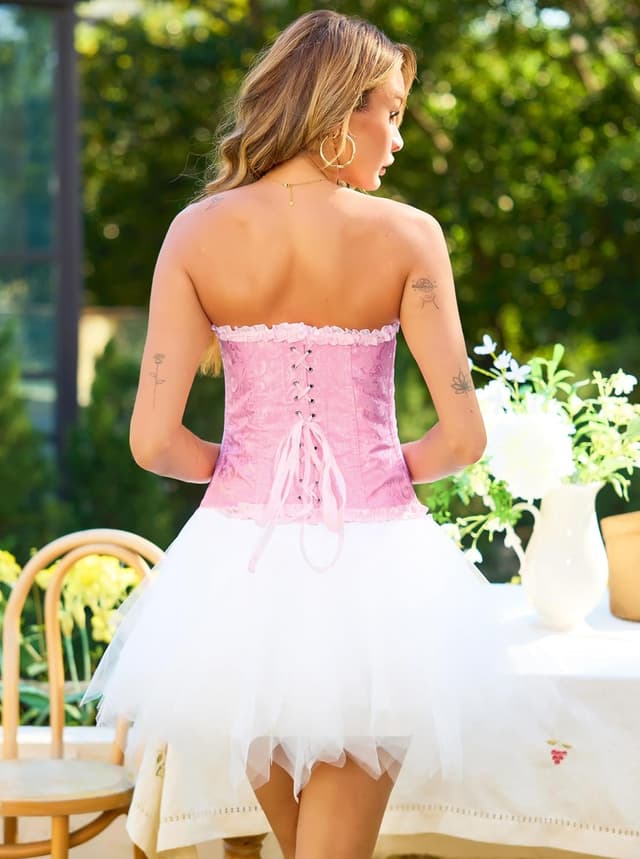 Thumbnail 4 de Wikoan Korsett Damen Vollbrust Corsage S-4XL