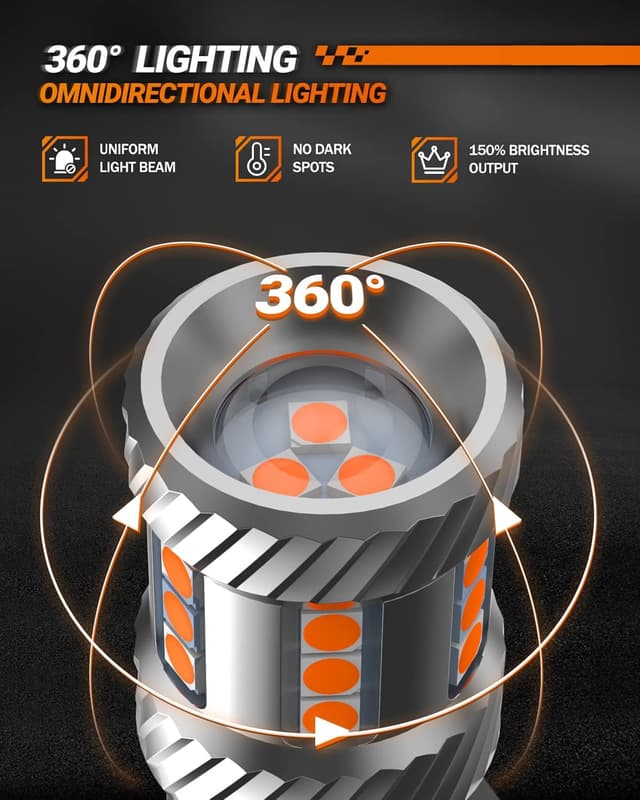 Thumbnail 6 de SEALIGHT 3157 LED Turn Signal Bulb 600% brighter