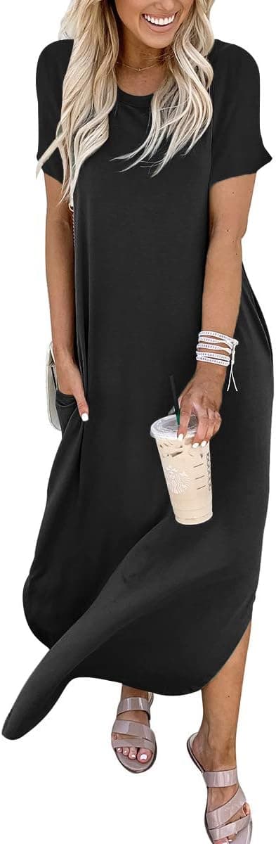 Thumbnail 4 de ANRABESS Womens Summer Maxi Dress loose casual sundress