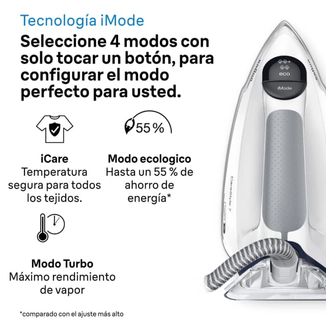 Thumbnail 2 de Braun Carestyle 7 IS7262GY plancha con depósito extra largo de 2 L