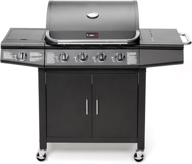 Detalle de CosmoGrill Pro Deluxe 5 gas BBQ
