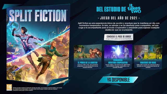 Detalle 2 de Electronic Arts Split Fiction PS5 disco
