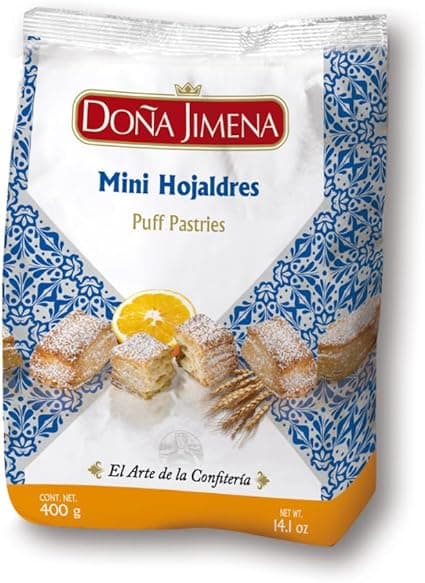 Detalle de Doña Jimena Mini Hojaldres con Azúcar 🍬 400g