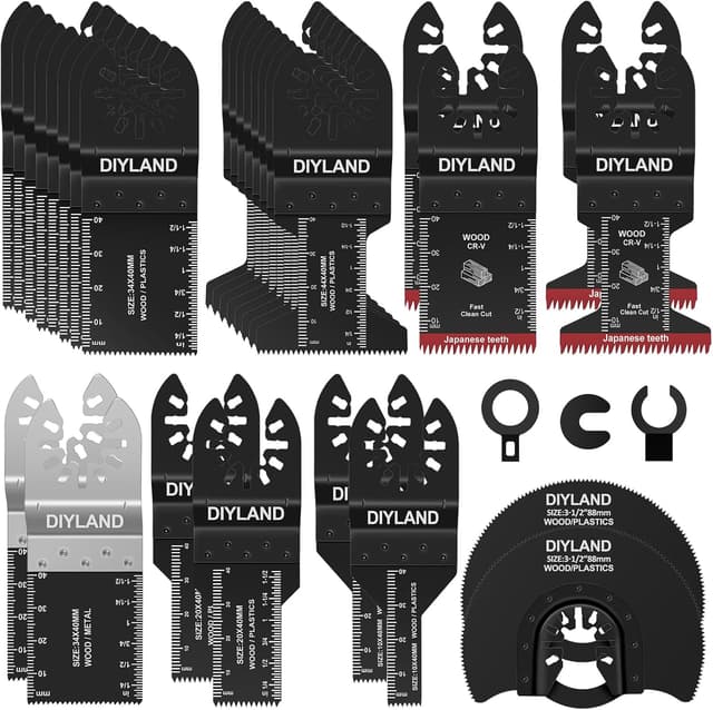 Imagen de DIYLAND 31PCS Multi Tool Blade Set 31pc en OfertitasTOP