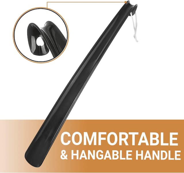 Detalle de FADII long-handled shoe horn (45cm + 22cm) – pack of 2