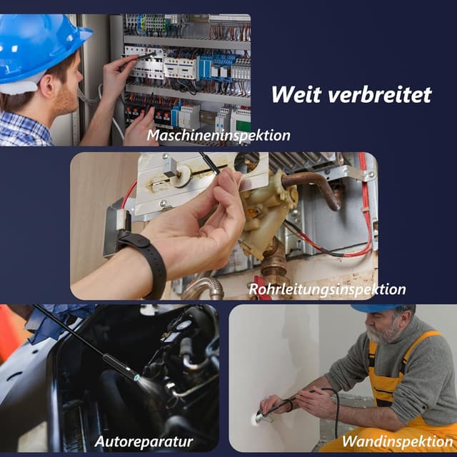 Thumbnail 6 de Endoskopkamera 1920P HD Rohrkamera 5M