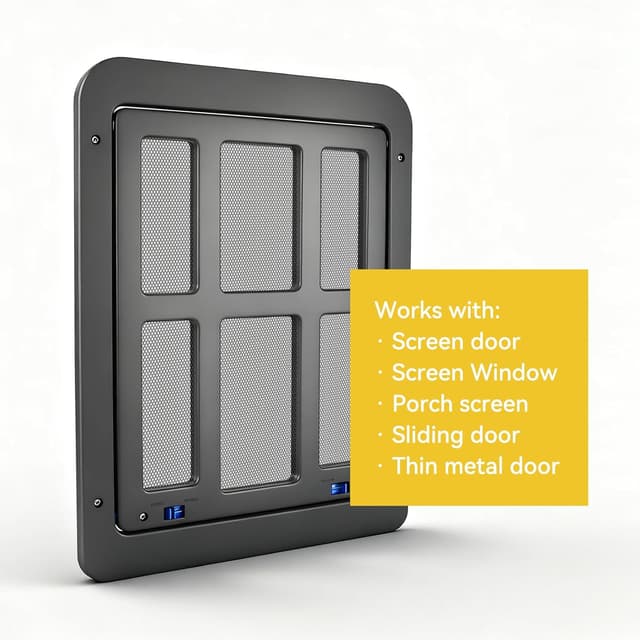 Detalle de Gattaiola per zanzariera 25 x 31,5 cm