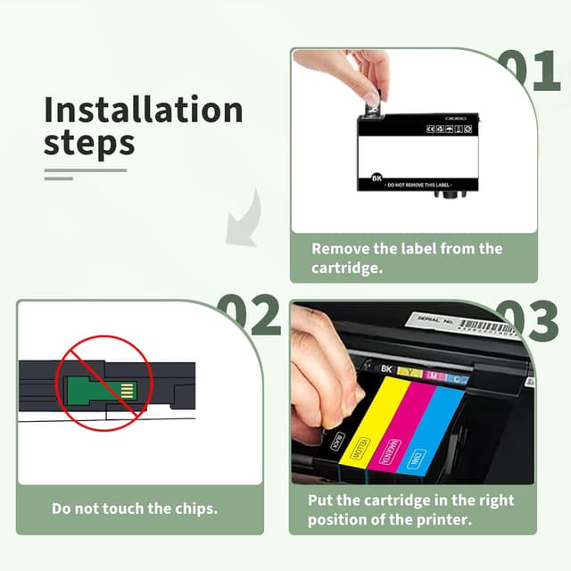 Thumbnail 6 de Greenjob 604XL Compatible Ink Cartridge Multipack (4-Pack) for Epson 604XL