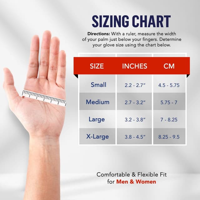 Thumbnail 6 de Dr. Arthritis full length arthritis gloves with copper compression fabric and doctor-written handbook