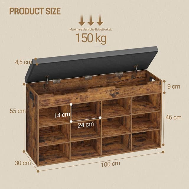 Thumbnail 2 de Hzuaneri SB53501GY Banc à Chaussures