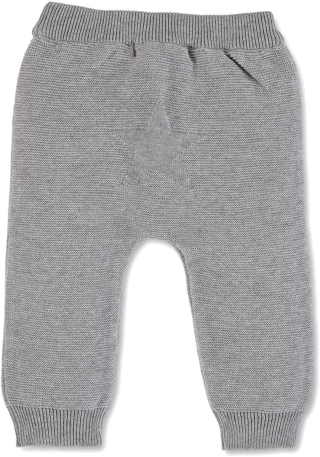 Detalle 2 de Sterntaler Unisex Kinder Strickhose mit Rippstrickbund (GOTS), blau (Strick-Hose, Baumwolle) – z.B. Größe 56