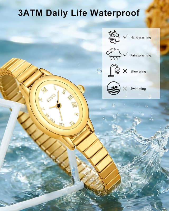 Thumbnail 5 de CIVO CIVO Vintage Armbanduhr für Damen 15-16 cm