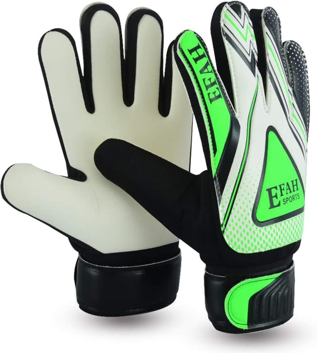Detalle de EFAH SPORTS Soccer Goalie Gloves for Kids with Strong Grips Palms