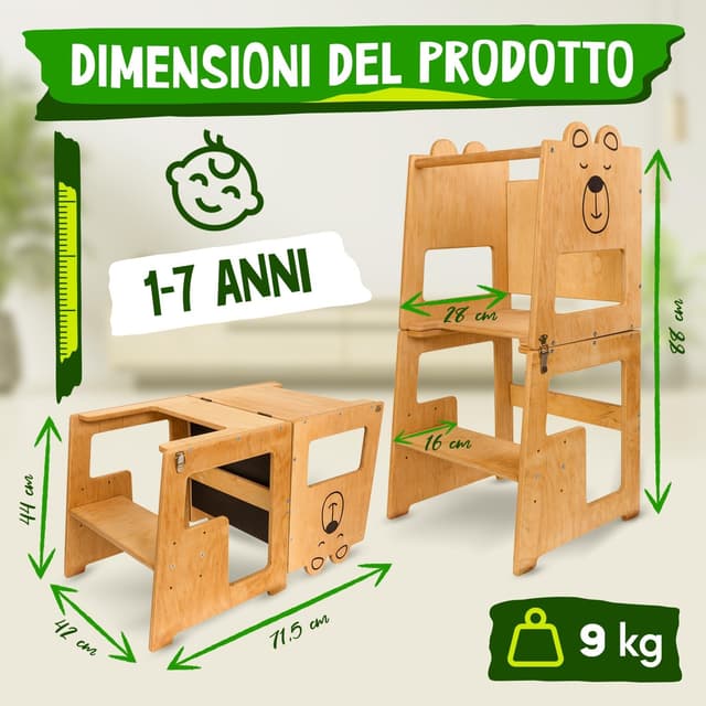 Thumbnail 3 de KAUZA Torre Montessoriana 3-in-1 40 kg