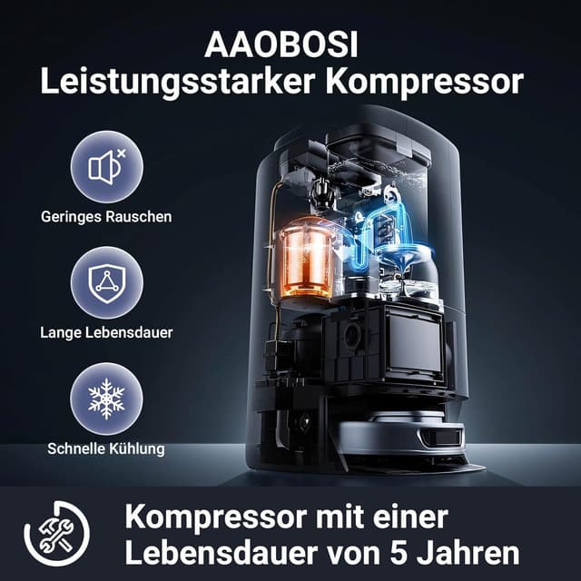 Detalle 2 de AAOBOSI Kompressor Kühlbox 15 Liter