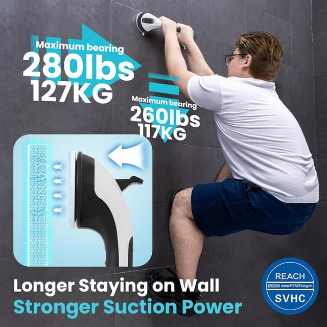 Thumbnail 1 de TAILI 43 cm Suction Grab Rail for Bath