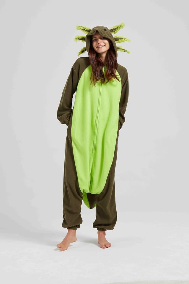 Thumbnail 1 de SimZoo Axolotl Einteiler 100 % Fleece 🛌