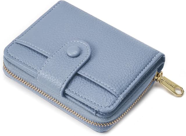 Thumbnail 6 de ANYWN Geldbörse Damen klein aus weichem Leder Portemonnaie schwarz 👛