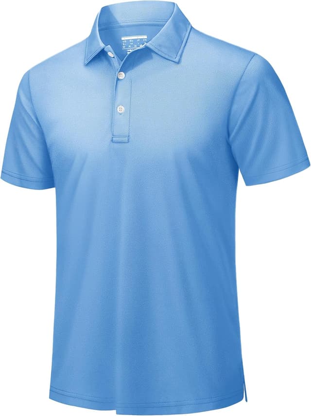 Detalle de TACVASEN men’s short sleeve polo shirt for golf, work and outdoor sports