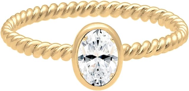 Detalle 2 de Elli PREMIUM Ring Verlobung 925er Silber 💍