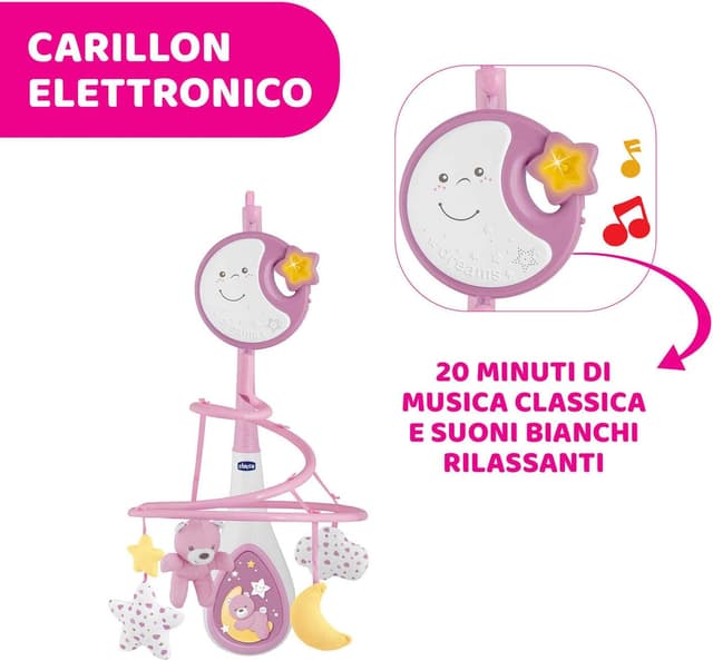 Thumbnail 4 de Chicco Next2Dreams Giostrina 3in1 rosa